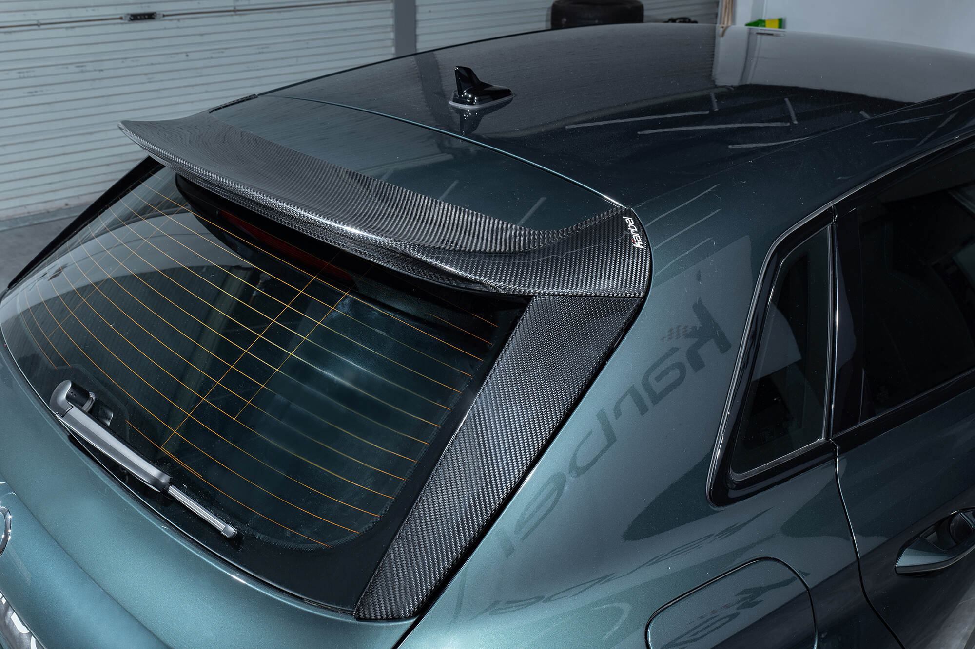 Audi A Sportback Y Carbon Fiber Roof Spoiler