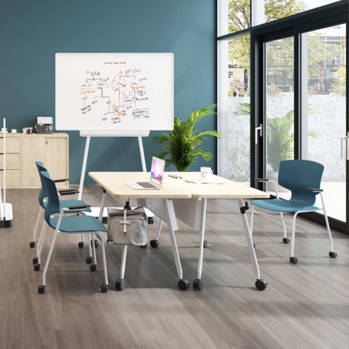 Study Table&Chair Office Chair Training Table&Chair Smart Classroom Chair 