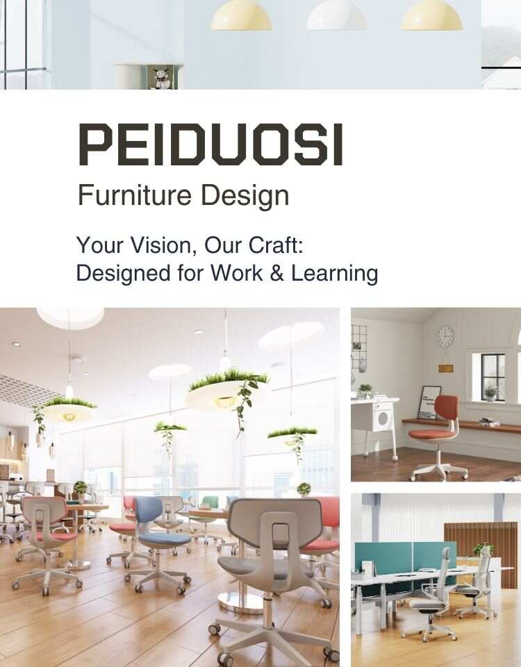 Study Table&Chair Office Chair Training Table&Chair Smart Classroom Chair 