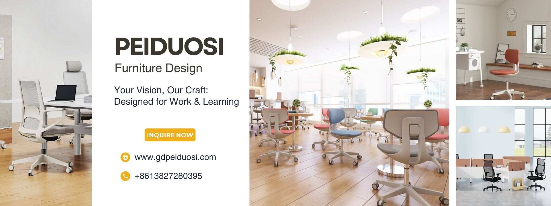 Study Table&Chair Office Chair Training Table&Chair Smart Classroom Chair 