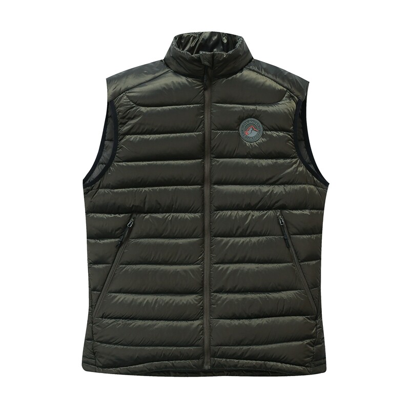mens ultralight down vest, custom logo men's vests, mens custom leather vest