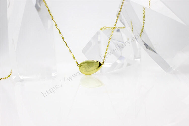 14K gold plating metal plate necklace.jpg