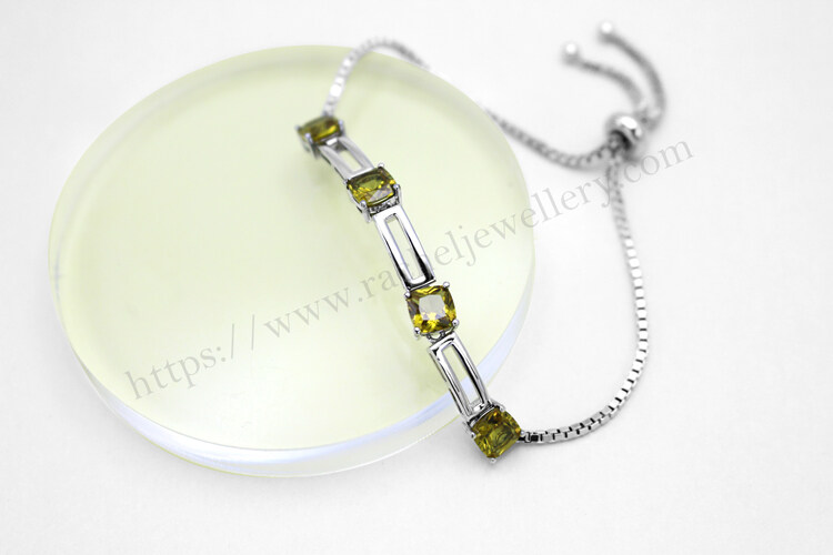 Customized peridot gemstone bracelet.jpg