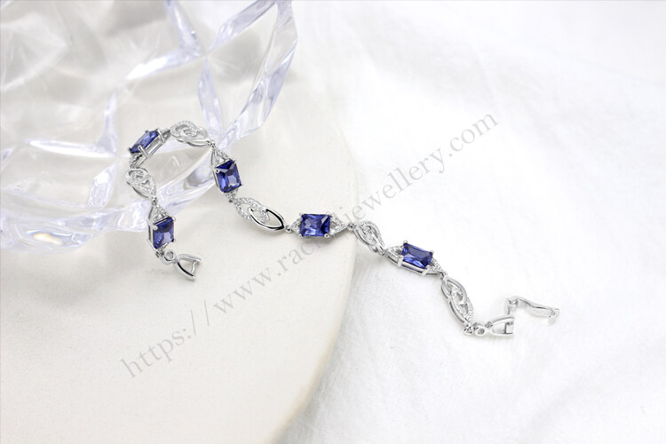 Tanzanite jewelry bracelet factory.jpg