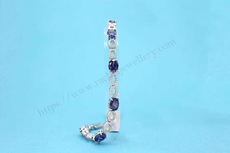 Wholesale oval tanzanite bracelet.jpg