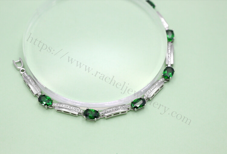 Customized green gem bracelet.jpg
