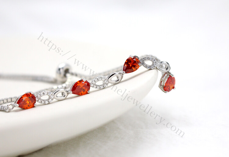 Orange gemstone bracelet suppliers.jpg