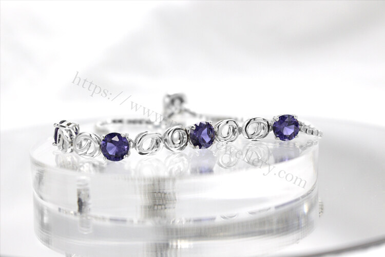 Wholesale purple gemstone bracelet.jpg