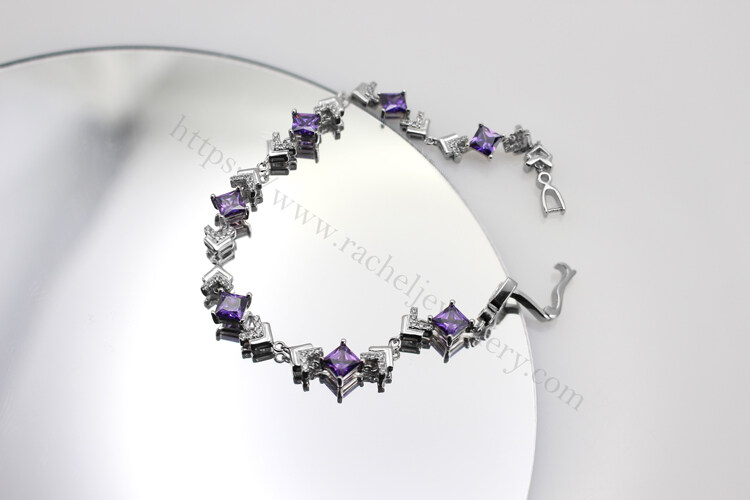 Wholesale amethyst charm bracelet.jpg