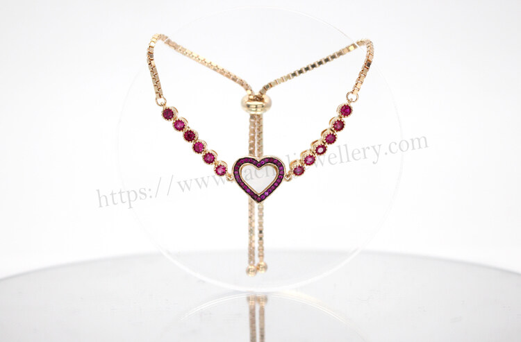 Mother of pearl heart bracelet factory.jpg