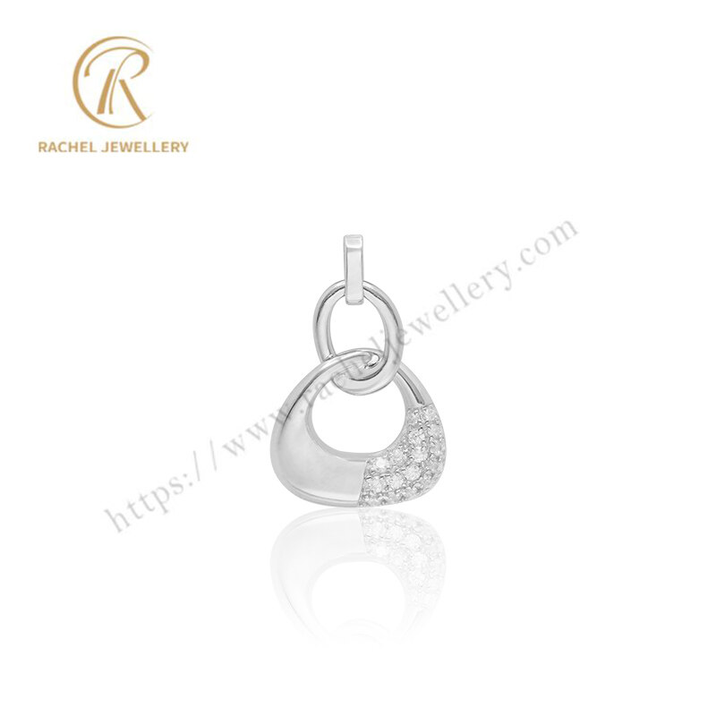 Wholesale Price Silver Jewelry White Gold Gourd Silver Pendant