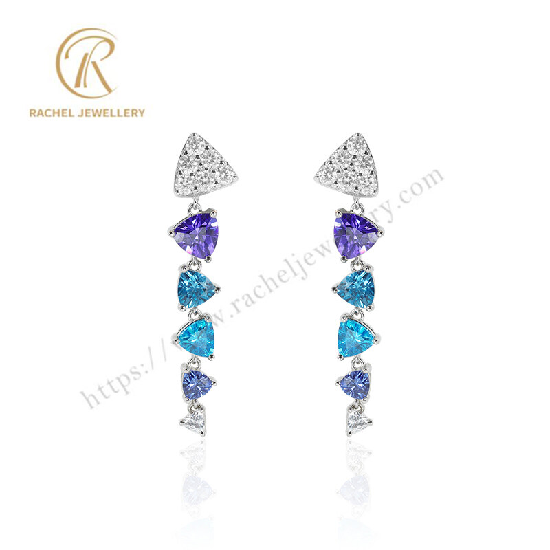 Rachel 2023 New Collection Blue Series Silver Earrings