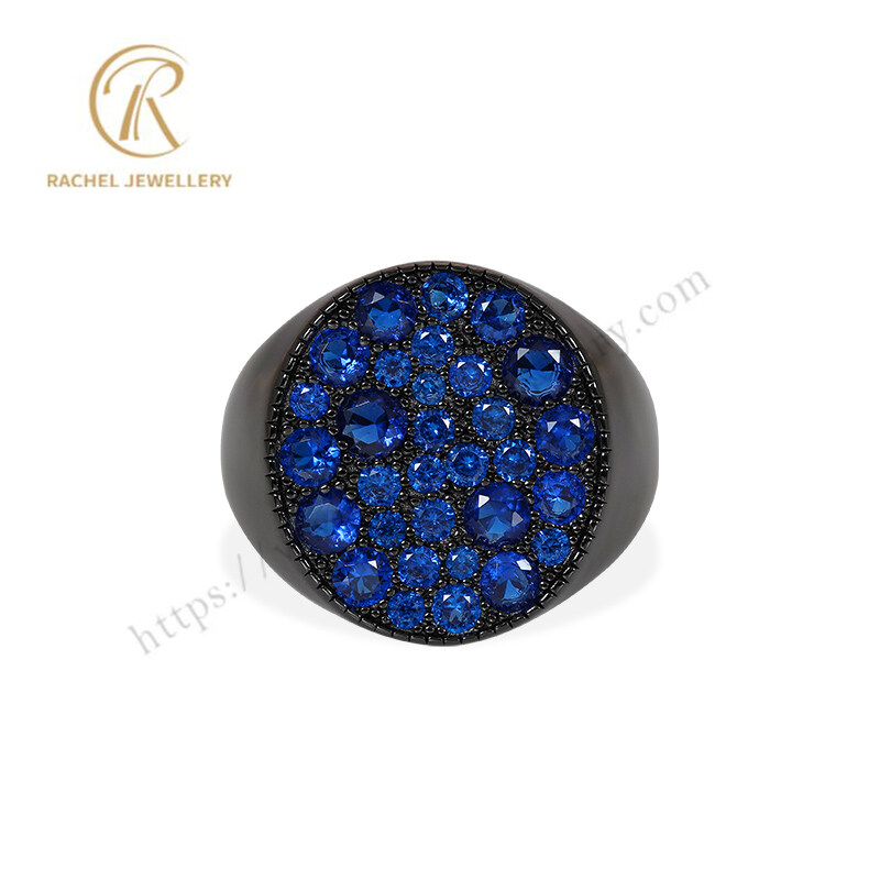 Blue Colors Zirconia Simple Fashion 925 Sterling Ring
