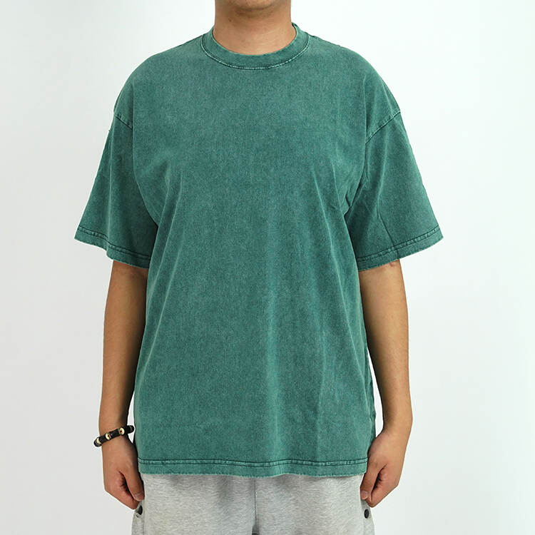 Oversized Pullover Men Acid Washed Vintage T-shirt
