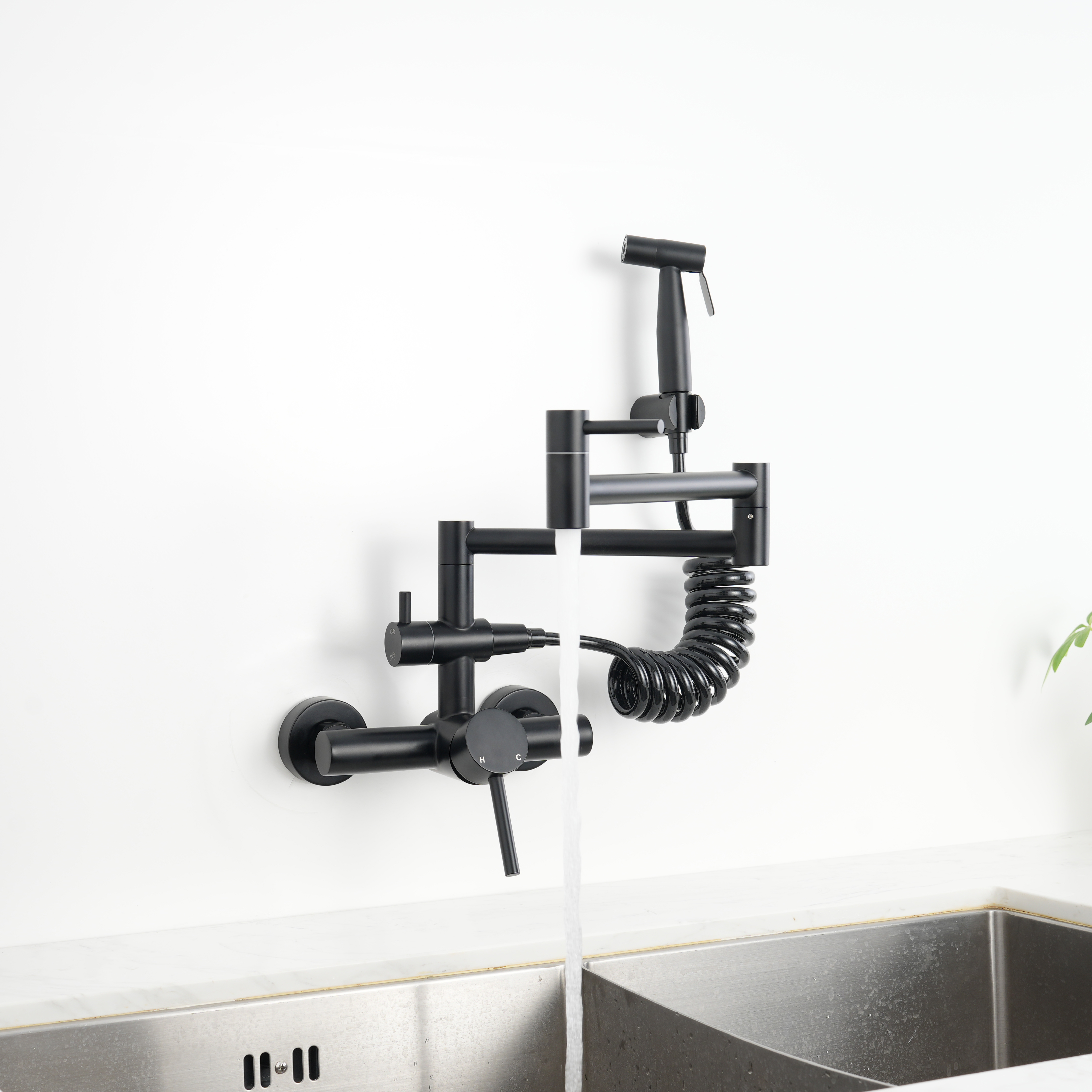 Black Pull-Out Sprayer Faucet,Modern Kitchen Faucet,Wholesale Kitchen Faucet,Sento Kitchen Faucet,Luxury Kitchen Faucet,Stainless Steel Shattaf Faucet