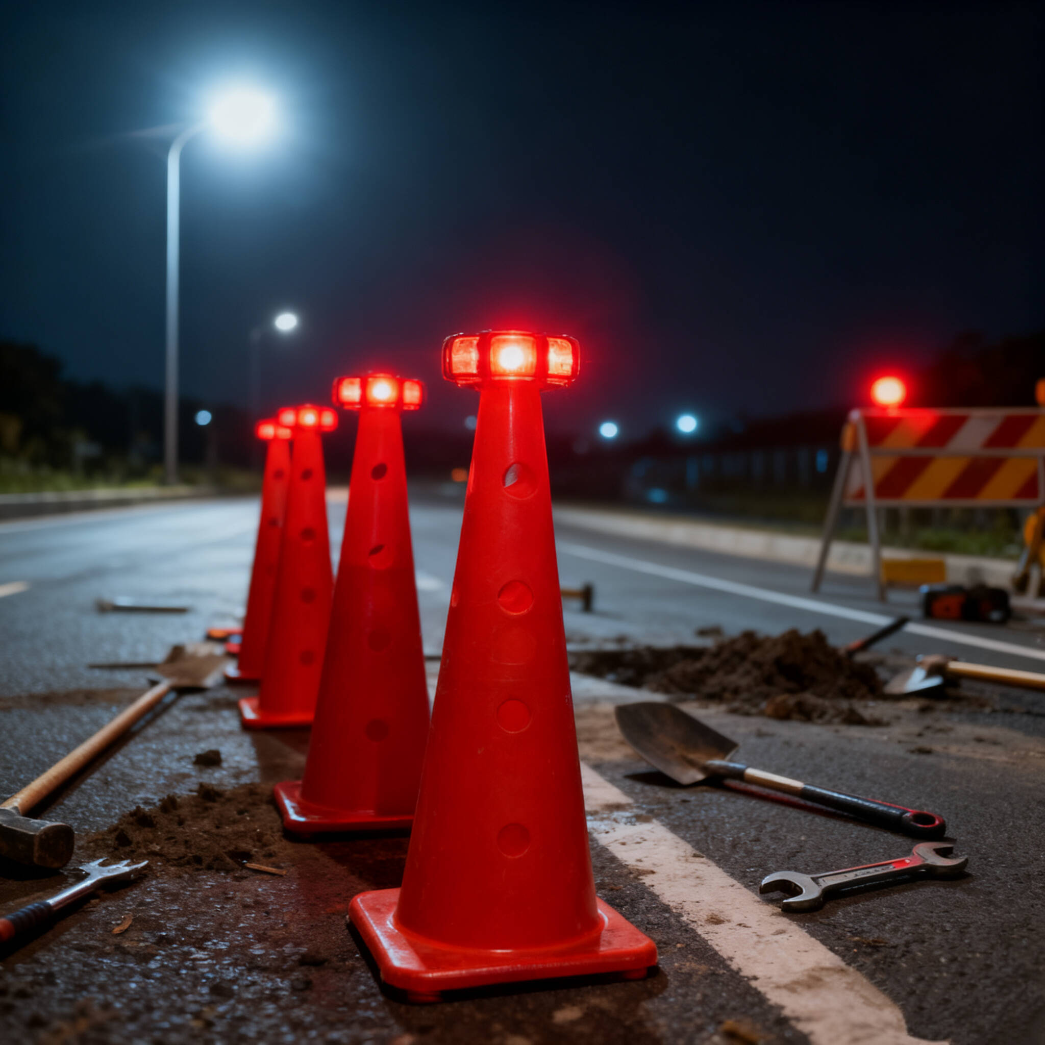 Smart Road Safety RGB Warning Light Set