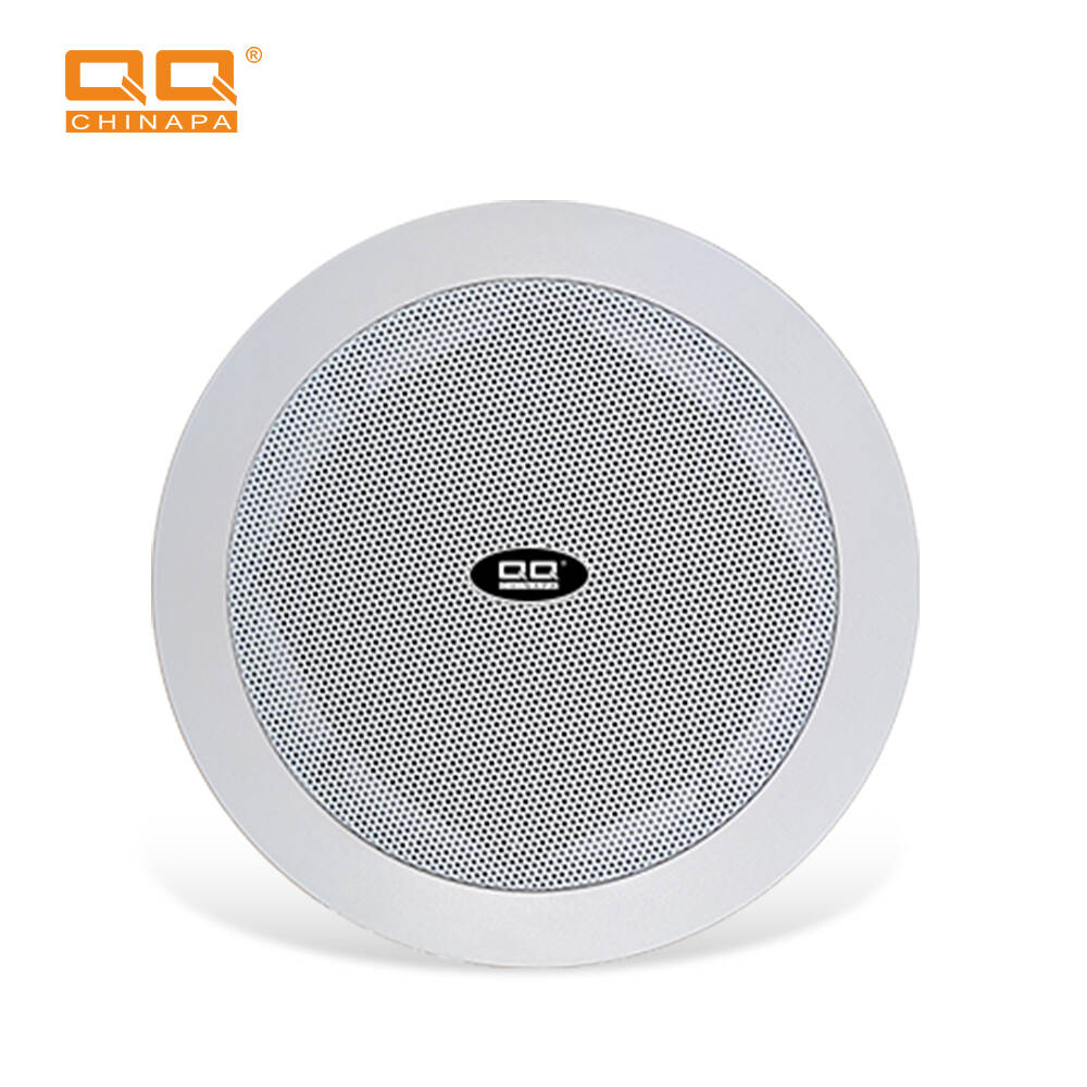 LTH-8318 40W/20w/10w 8inch ABS Pa System Loudspeaker In-ceiling Speakers for Station,restaurant,school Metal Mini AC Passive