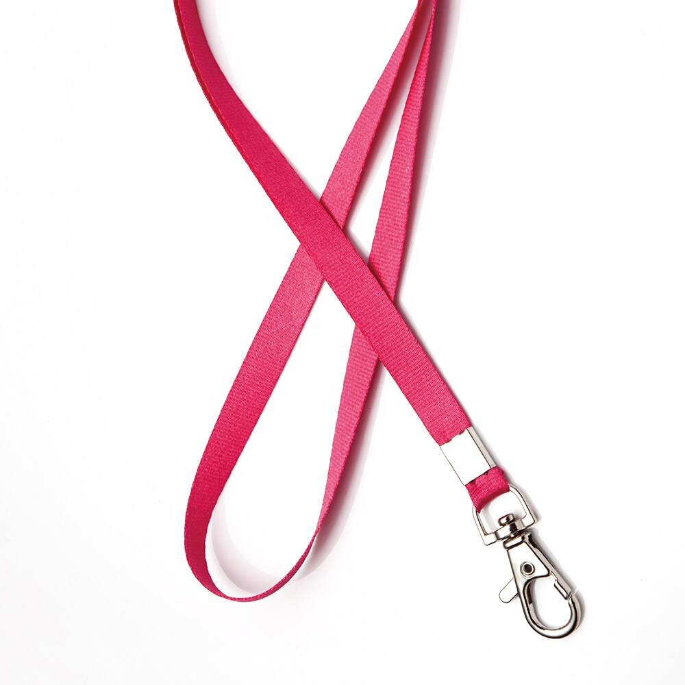 Factory direct high quality customize multicolor options polyester lanyard 10mm