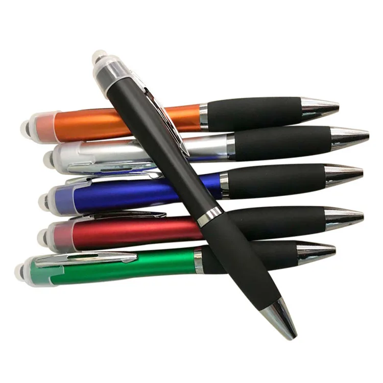 Pen Pen Promotional Customized Logo Gifts Flash Ballpen Plastic Ballpoint Pen For Advertising