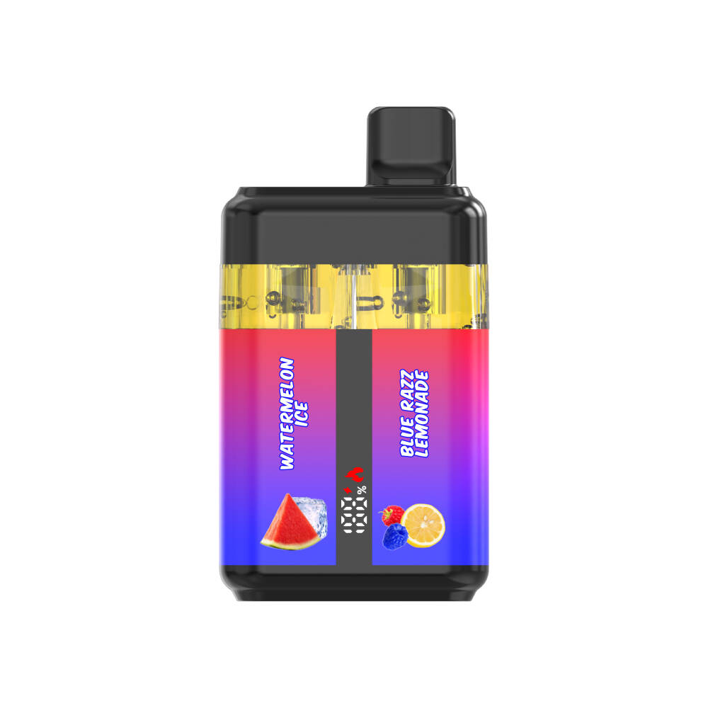 HIFANCY TWINS 35K, dual flavor vape, 35000 puff vape, large puff disposable, wholesale HIFANCY vape