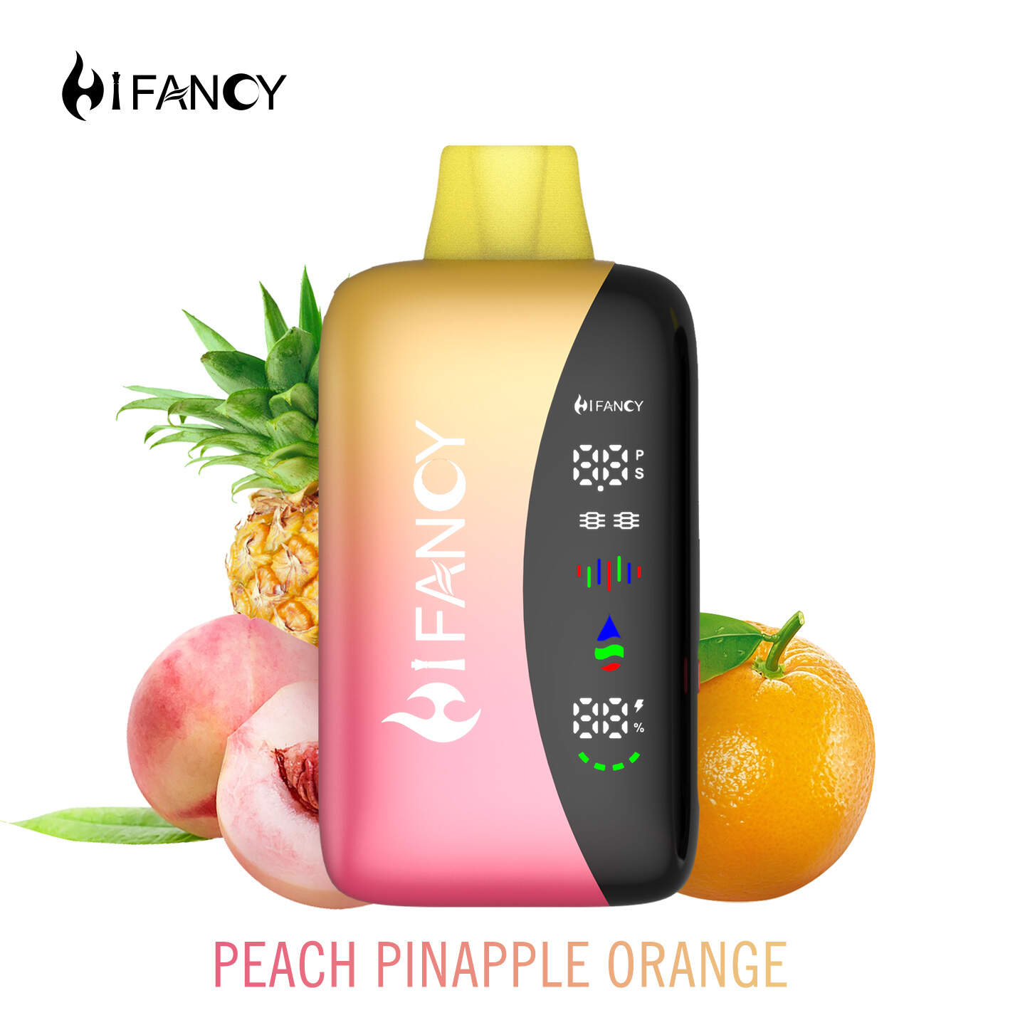 Hifancy Rainbow 25000, kertakäyttöinen vape-kynä, tukkumyynnin e-savuke, ladattava vape, hedelmäinen maku vape