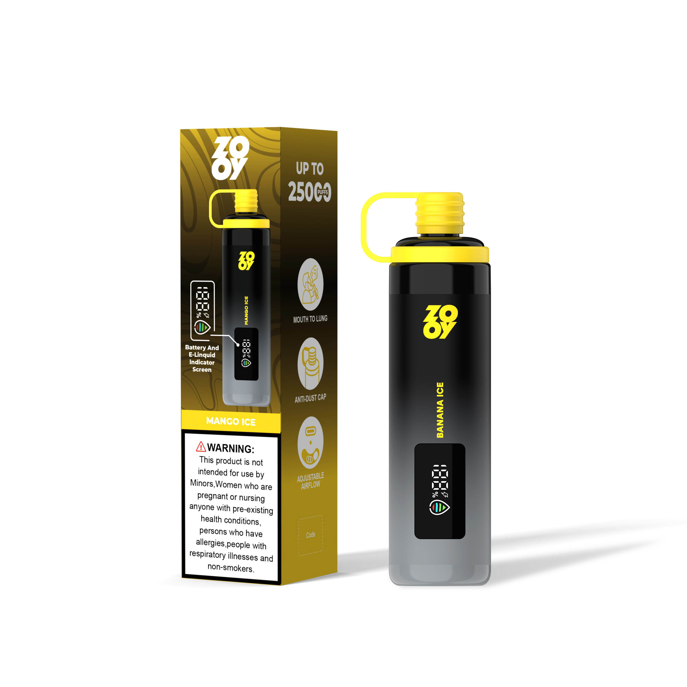 Zooy Shisha 25000, shisha jednorazowe vape, 25000 puff vape, mini hakah vape, dostawca Vape OEM Shisha