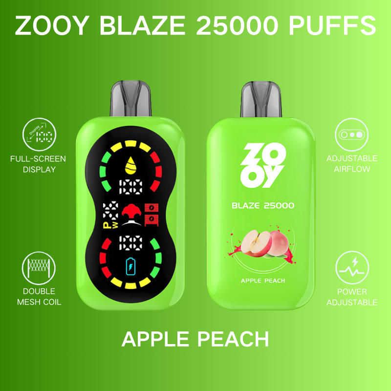 Zooy Blaze Vape, 25000 Puffs Vape, Strong Flavor Ene