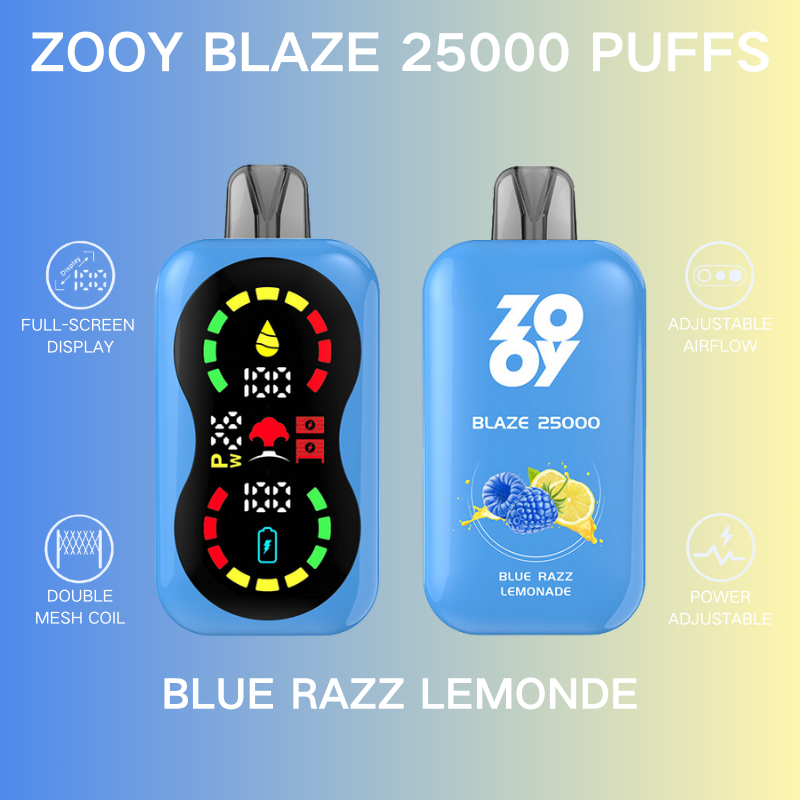 Zooy Blaze Vape, 25000 Puffs Vape, Strong Flavor Ene