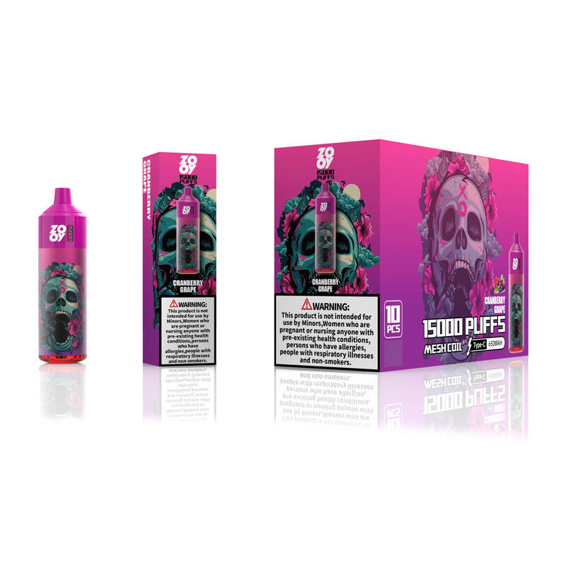 ZOOY Disposable Vape KING 15000 Cranberry Grape Packaging DE