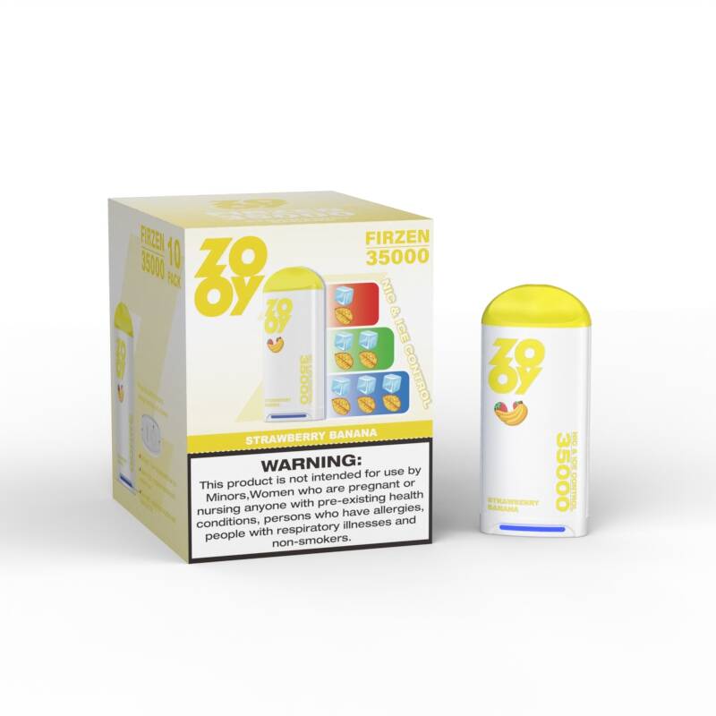 ZOOY Disposable Firzen35000 Strawberry Banana Adjustable Vape EU