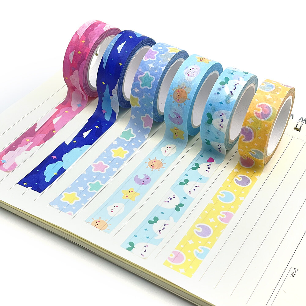 Custom Washi Tapes Printing, Adhesive Paper Masking Cute Washi Tapes -  China Masking Tape, Washi Paper