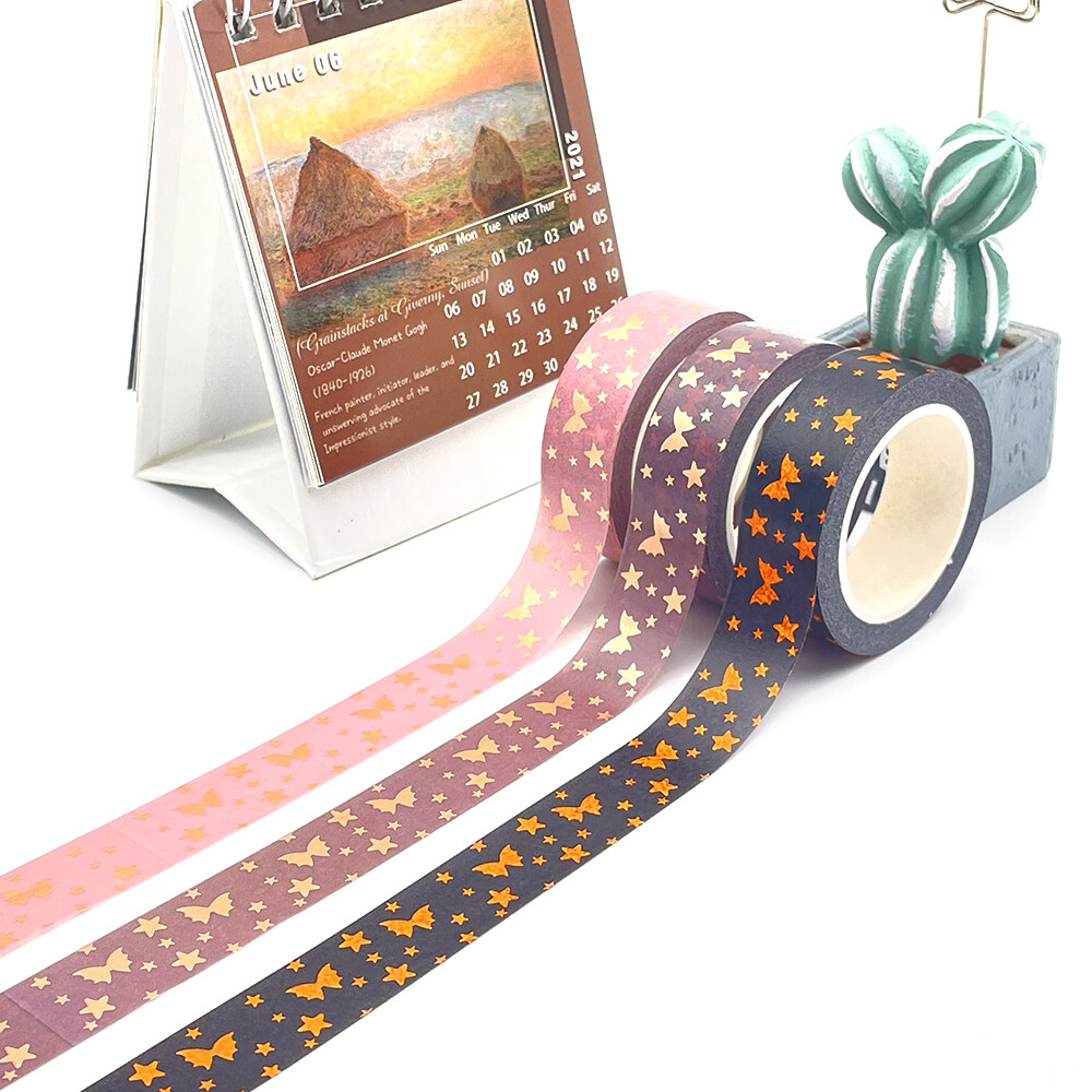 Gold Foil Pastel Washi Tape, Watercolor Washi Tape, Japanese Washi Masking  Tape, Peach, Purple, Dots, Circles, Gold, Confetti