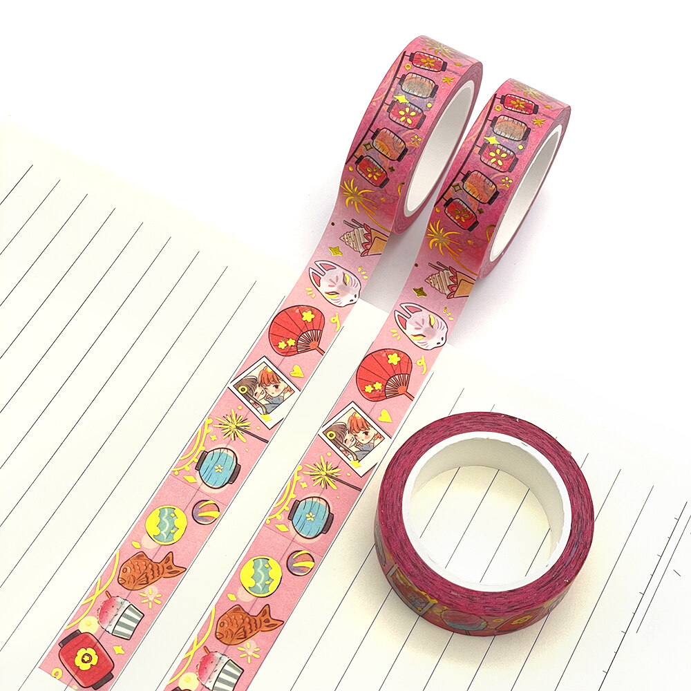 Hot Sale Gold Foil Tape Custom Printed Decorative Washi Foil Tape - China  Washi Tape, Washi Masking Tape Paper Tape