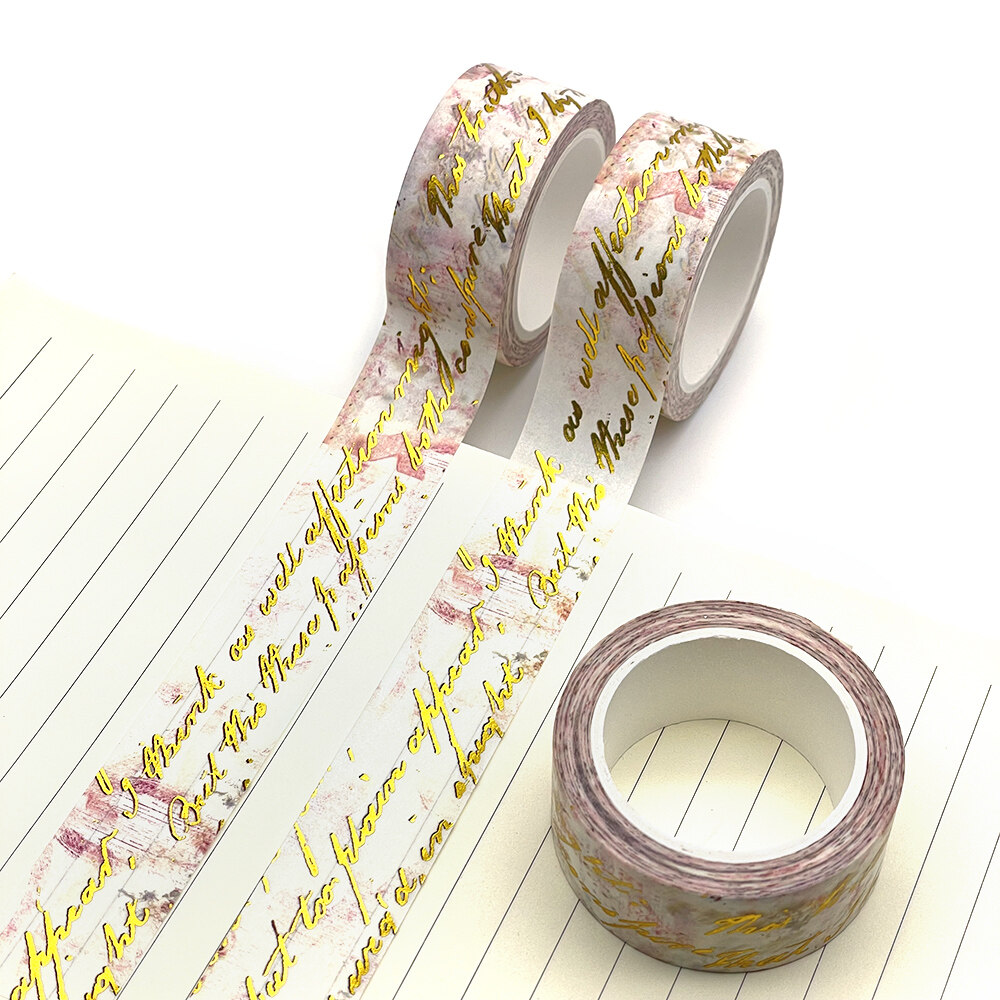 Gold Arrows Foil - Washi Tape (10M) - Loose Lemon Crafts