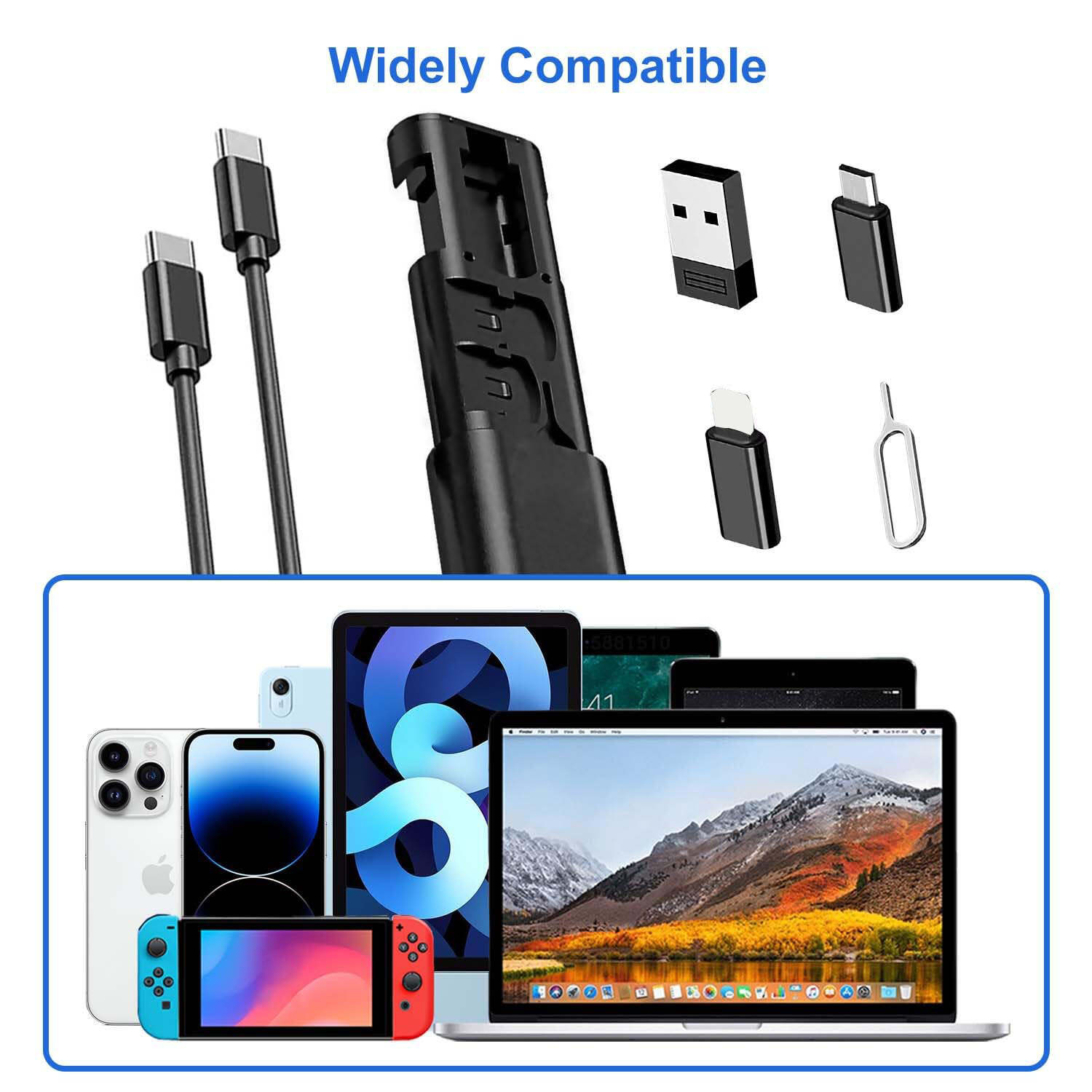 Multi-USB 60W Charger  5-in-1 Charging Adapter  Micro USB Cable  USB C Adapter  Cellphone Charging Cable  Multi-Port USB Charger  60W USB Adapter  Universal Charging Cable  USB C to Micro USB Adapter  Fast Charging Adapter