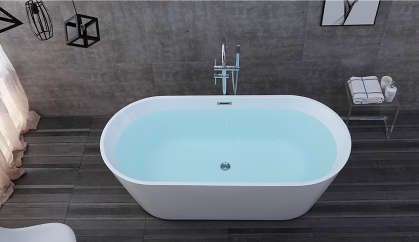 Curve Shape Free Standing Bathtub