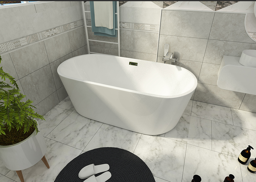 Oval Free Standing Bathtub