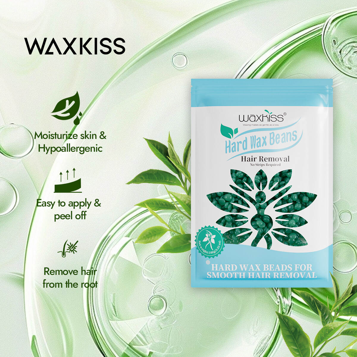 hard wax beans,hair removal wax,professional waxing beads,sensitive skin wax,brazilian hard wax