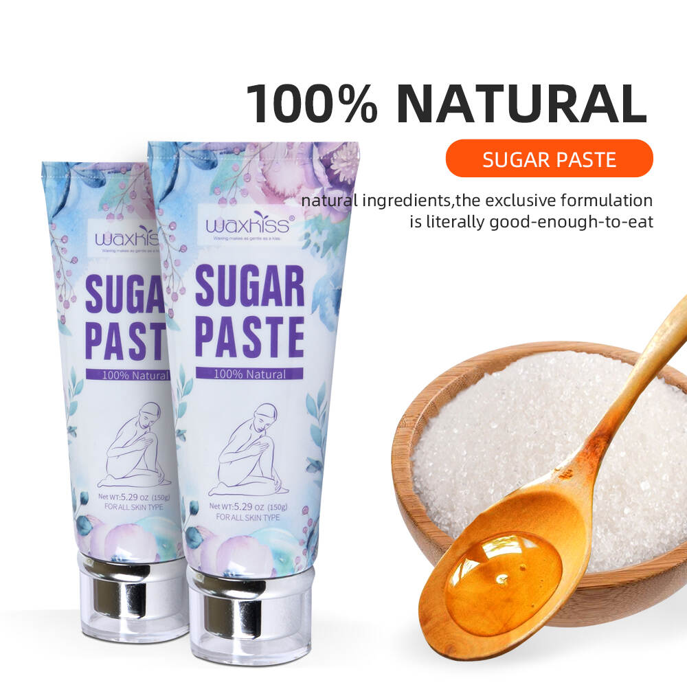 sugaring paste tube, 150g sugar paste kit, natural hair removal, waxing paste
