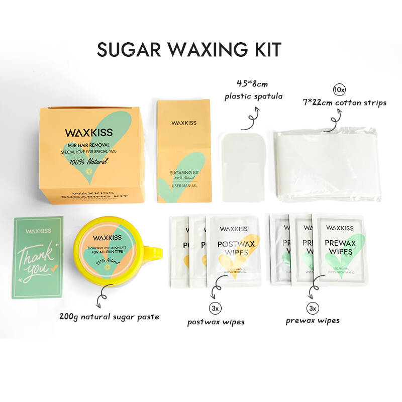 coffee cup sugar wax, anti-scald wax kit, sugar paste wax 200g, safe hair removal wax