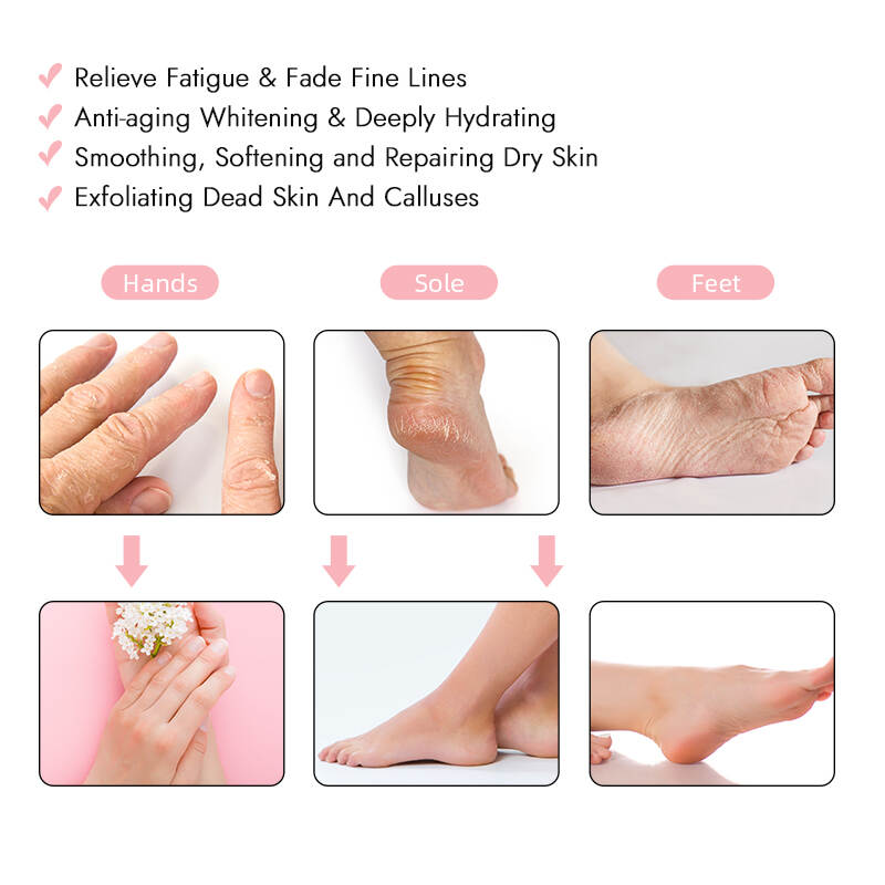 paraffin wax foot mask, foot care wax, moisturizing foot mask, spa foot treatment