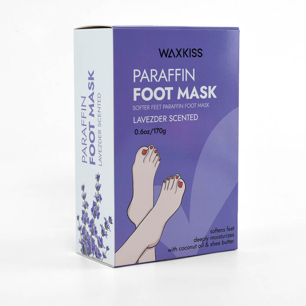 paraffin wax foot mask, foot care wax, moisturizing foot mask, spa foot treatment