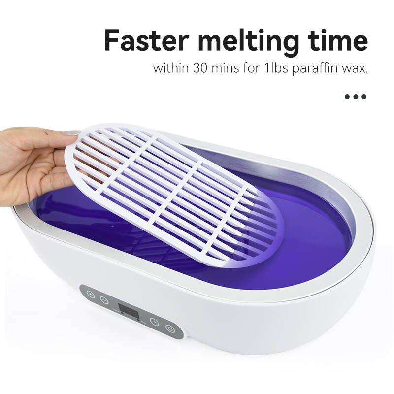 double pot paraffin wax heater, FHC-4200 wax warmer, dual pot wax heater