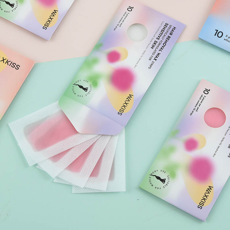 ready to use wax strips, sensitive skin wax strips, gentle wax strips, hair removal strips
