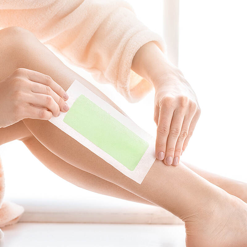 ready to use wax strips, sensitive skin wax strips, gentle wax strips, hair removal strips