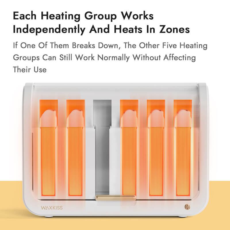 6 in 1 cartridge wax heater, mechanical wax warmer, CWH-Y231212 wax heater