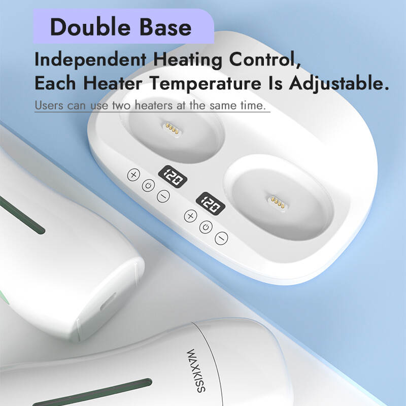 double electronic wax heater, cartridge wax warmer, CWH-22722 wax machine