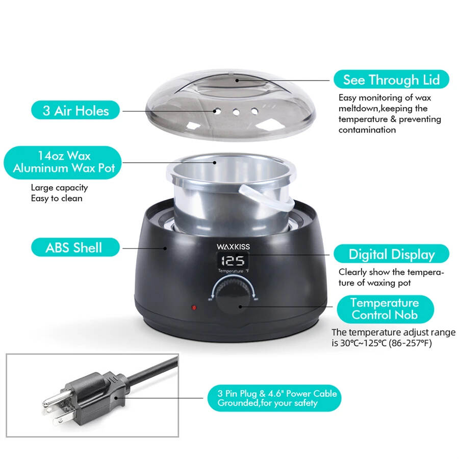 digital wax heater,500ml wax warmer,WH-001D wax machine