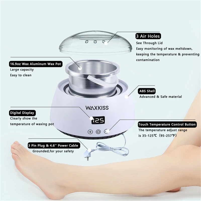 electronic wax warmer, 500ml wax heater, FHC-E2052 wax machine