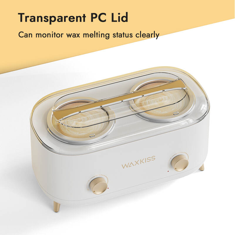 mechanical double pot wax heater, hair removal wax machine, WH-Y23128 wax warmer